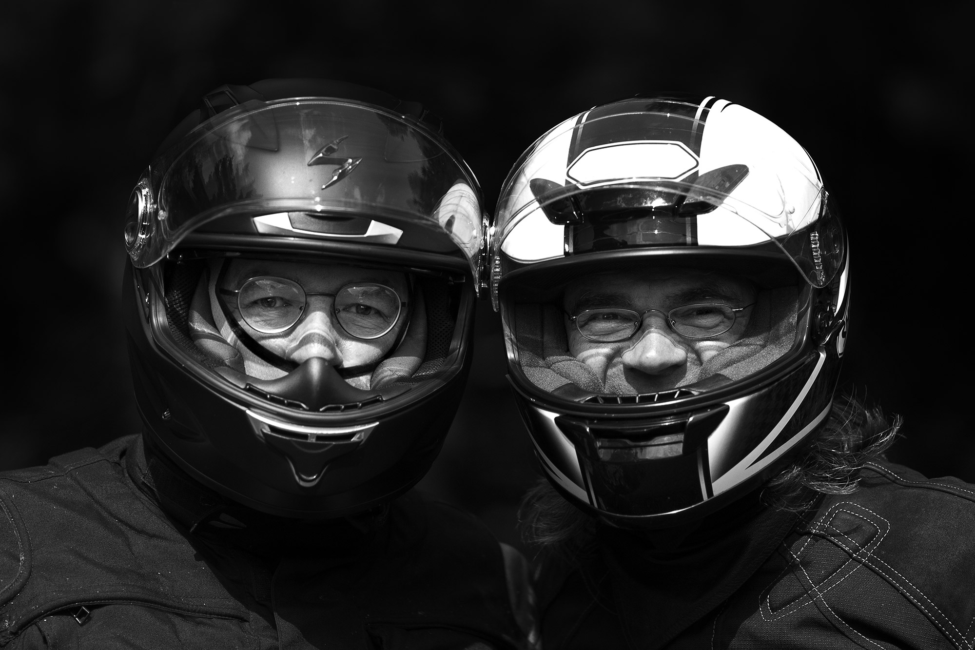 Doppelportrait Benzinbrüder