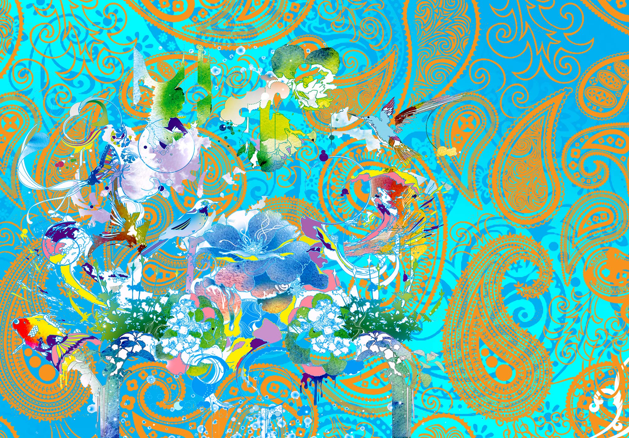 Psycheledisches Muster